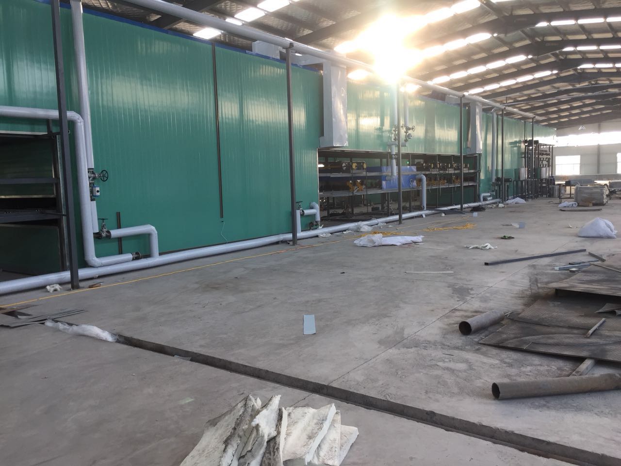 浸膠手套生產線現(xiàn)場